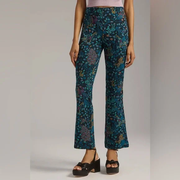 Maeve The Margot Multicolor Textured Fabric Pants Size XS Petite EUC‎ - Picture 2 of 12